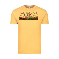 Vintage Mustard just a girl who loves christmas libbey glass Vintage Tee - BundleAndBundleShop