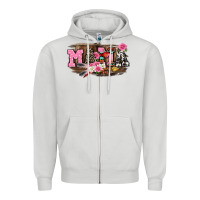 Dove Grey Mother's Day mama Zipper Hoodie - CowGirlArtShop