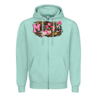 Seafoam Mother's Day mama Zipper Hoodie - CowGirlArtShop