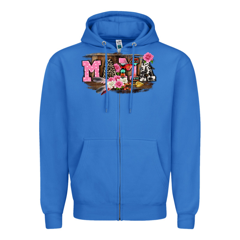 Mother's Day Mama Zipper Hoodie by CowGirlArtShop | Teevron