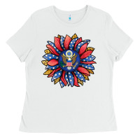 White american sunflower Ladies Tee - Jasminsmagicworld