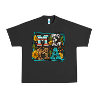 Pigment Black western leopard mema Urban Heavy Tee - LillyAllenDesigns