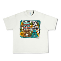 Pistachio western leopard mema Urban Heavy Tee - LillyAllenDesigns