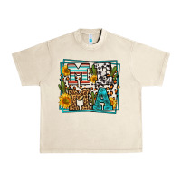 Sandshell western leopard mema Urban Heavy Tee - LillyAllenDesigns