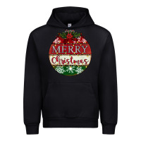 Black merry christmas Urban Hoodie - CowhideDigitalArt