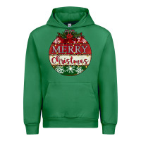 Emerald merry christmas Urban Hoodie - CowhideDigitalArt