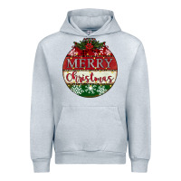 Heather Grey merry christmas Urban Hoodie - CowhideDigitalArt