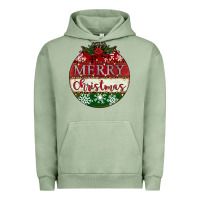 Pigment Oil Green merry christmas Urban Hoodie - CowhideDigitalArt
