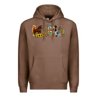 Chestnut Cowgirl Horse Min Premium Hoodie - CowCowDesign