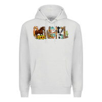 Dove Grey Cowgirl Horse Min Premium Hoodie - CowCowDesign