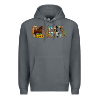 Rock Cowgirl Horse Min Premium Hoodie - CowCowDesign