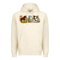 Tofu Cowgirl Horse Min Premium Hoodie - CowCowDesign