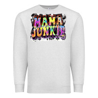 Oatmeal Heather Mama junkie Mother's Day Premium Sweatshirt - FaDigitalArtStudio