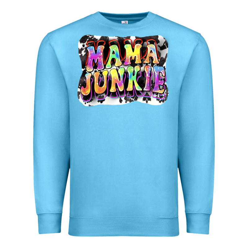 Mama Junkie Mother's Day Premium Sweatshirt by FaDigitalArtStudio | Teevron