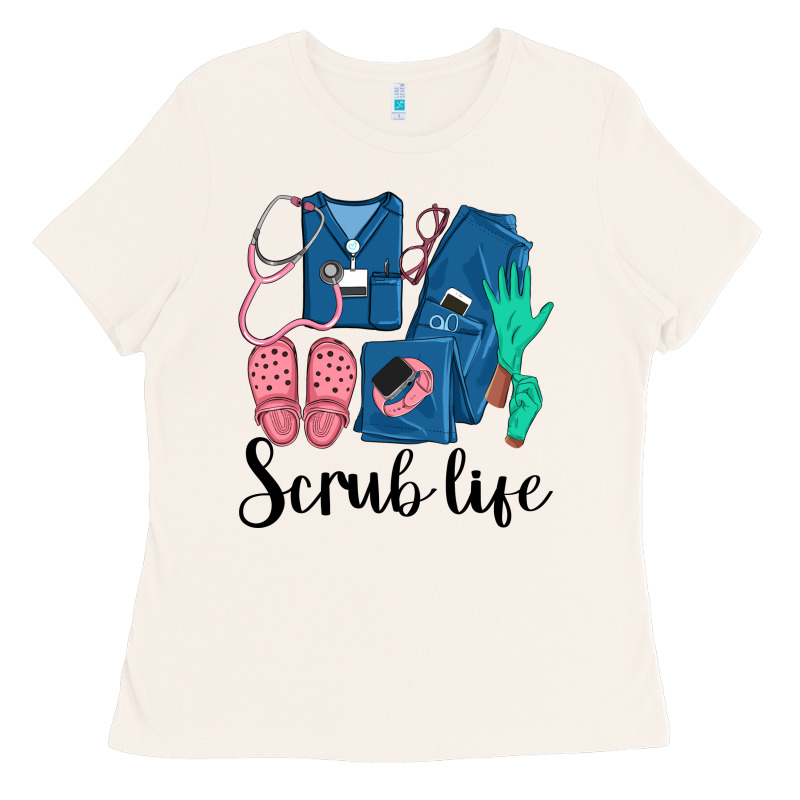 Scrub Life Nurse Ladies Tee by LillyAllenDesigns | Teevron