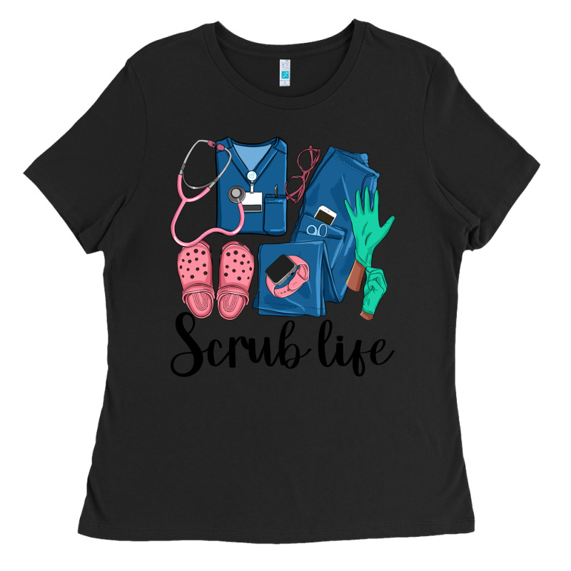 Scrub Life Nurse Ladies Tee by LillyAllenDesigns | Teevron