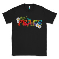 Black Lgbtq Peace With Daisy Classic Tee - BundleAndBundleShop