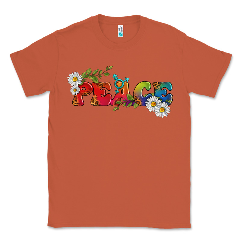 Lgbtq Peace With Daisy Classic Tee by BundleAndBundleShop | Teevron