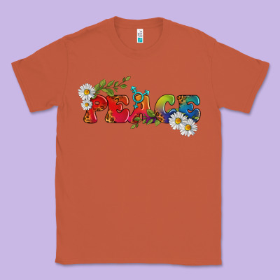 Lgbtq Peace With Daisy Classic Tee Designed By Bundleandbundleshop