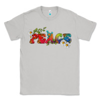 Moon Dust Lgbtq Peace With Daisy Classic Tee - BundleAndBundleShop