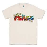 Natural Lgbtq Peace With Daisy Classic Tee - BundleAndBundleShop