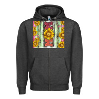 Charcoal Heather Mom leopard Zipper Hoodie - CowGirlArtShop