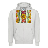 Dove Grey Mom leopard Zipper Hoodie - CowGirlArtShop