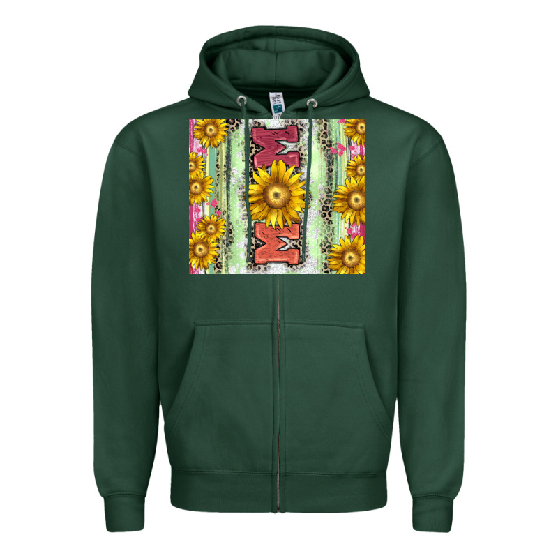 Mom Leopard Zipper Hoodie by CowGirlArtShop | Teevron
