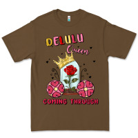 Cacao delulu queen coming through Premium Tee - MaliasSmallBusiness