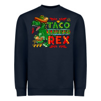 Navy Tacosaurus Rex Heavyweight Sweatshirt - texasbilliewilder