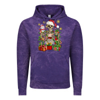Cloud Purple Skeleton Christmas Element Snowman Awda Vintage Hoodie - BundleAndBundleShop