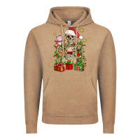 Vintage Coffee Skeleton Christmas Element Snowman Awda Vintage Hoodie - BundleAndBundleShop