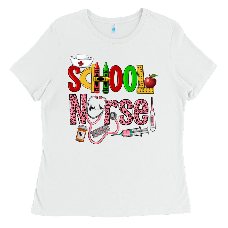School Nurse Ladies Tee by LillyAllenDesigns | Teevron