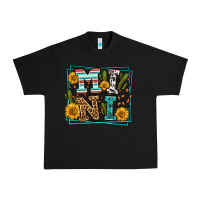 Black western leopard mini Urban Heavy Tee - LillyAllenDesigns