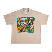 French Oak western leopard mini Urban Heavy Tee - LillyAllenDesigns