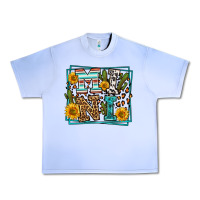 Grape Ice western leopard mini Urban Heavy Tee - LillyAllenDesigns