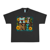 Pigment Black western leopard mini Urban Heavy Tee - LillyAllenDesigns