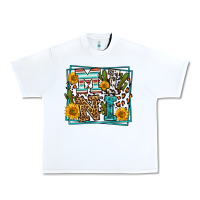 White western leopard mini Urban Heavy Tee - LillyAllenDesigns