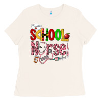 Bone School Nurse Ladies Tee - LillyAllenDesigns