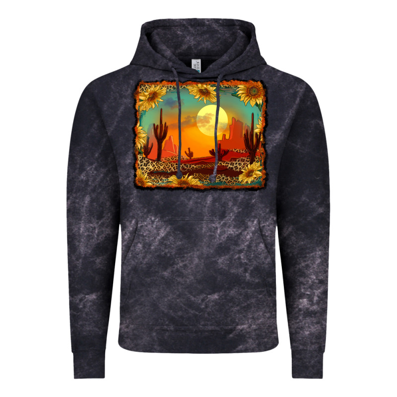 Western Desert Sunset Background Vintage Hoodie by RanaPortraitStore | Teevron