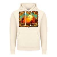 Vintage Artic western desert sunset background Vintage Hoodie - RanaPortraitStore