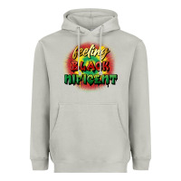 Moon Dust Feeling blacknificent Heavyweight Hoodie - FaDigitalArtStudio