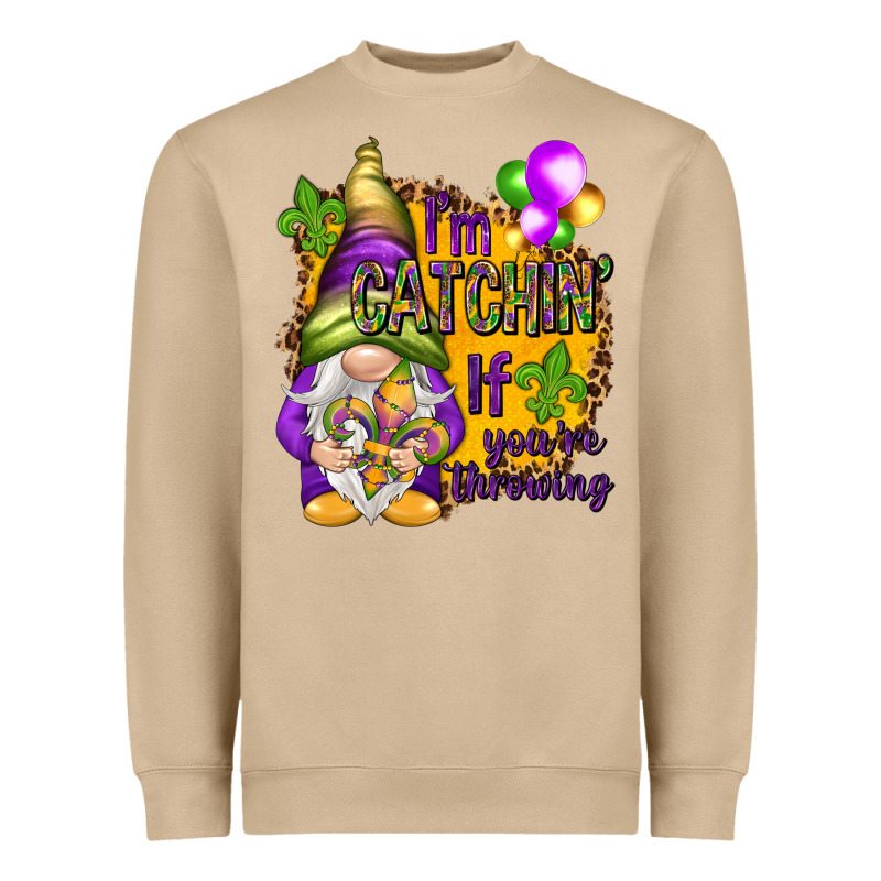 I'm Catching If You're Throwing Heavyweight Sweatshirt by NancyCooperArtShop | Teevron