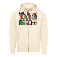 Sandshell Battery life of a Teacher Zipper Hoodie - CowGirlArtShop