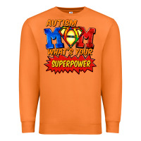 Carrot Autism mom what's your superpower Mother's Day Premium Sweatshirt - FaDigitalArtStudio