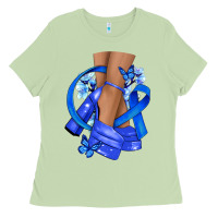 Matcha colon cancer heels Ladies Tee - NancyCooperArtShop