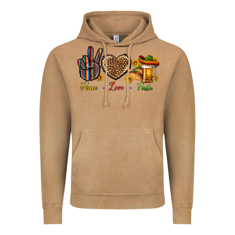 Peace Love Fiesta Vintage Hoodie by BundleAndBundleShop | Teevron