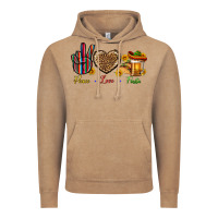 Vintage Coffee Peace Love Fiesta Vintage Hoodie - BundleAndBundleShop