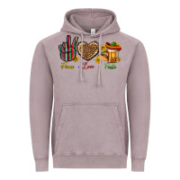 Vintage Zinc Peace Love Fiesta Vintage Hoodie - BundleAndBundleShop
