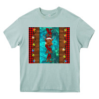 Nana Highland Cow Christmas Heavy Core Tee | Teevron